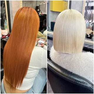 ロング カラー 紺野 愛美のヘアスタイル