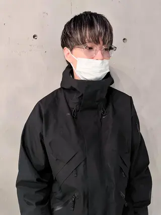 ショート カラー メンズ 原宿パーマ kazuのヘアスタイル