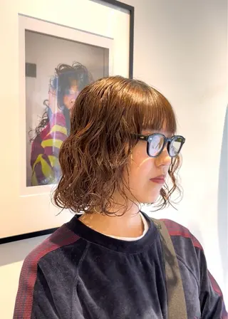 ショート パーマ CYAN.所属・山口 陸のヘアスタイル