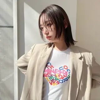 ショート casi所属・ボブパーマ🥣KON コンナツミのヘアスタイル