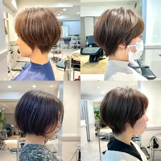 ショート 木下英治/ウルフ /レイヤー/銀座のヘアスタイル