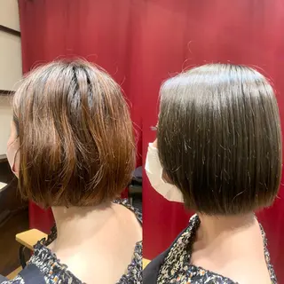 ショート 【くせ毛さんのお悩み 解決🍀】栗橋のヘアスタイル