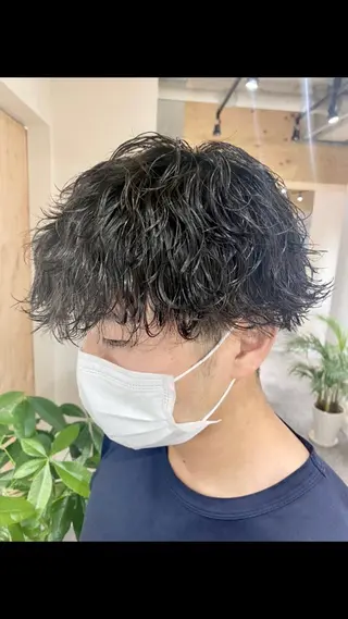 パーマ メンズ メンズブリーチカラー /パーマ ごーた立川のヘアスタイル