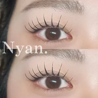 マツエク・マツパ Nyan. 【桜川】のマツエク・マツパデザイン