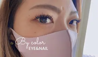 マツエク・マツパ By color  EYE&NAIL所属・BY  COLOR eyedesinのマツエク・マツパデザイン