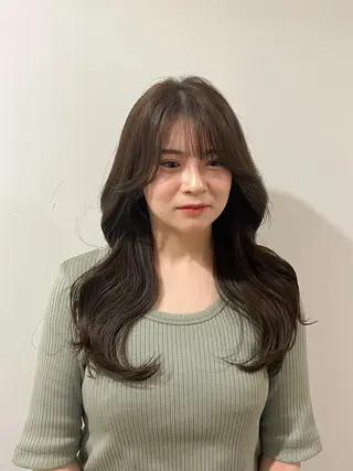 セミロング 店長/レイヤーカット /大東悠生のヘアスタイル