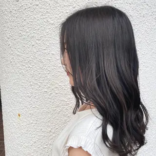 セミロング ブリーチなしWカラー 🎀韓国ヘア/amiのヘアスタイル