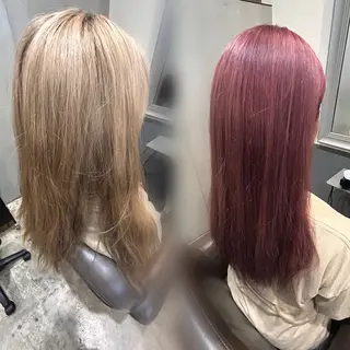 セミロング カラー Rapport 千聖🦅💕のヘアスタイル