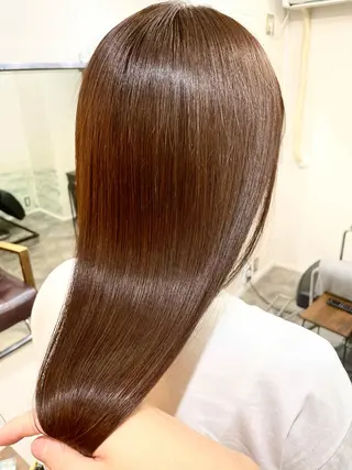 セミロング カラー SUN GLOW  サングロウ所属・水素トリートメント／ 髪質改善/ナカノメのヘアスタイル