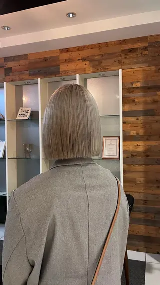 ショート カラー パーマ/モデル募集 /フウカのヘアスタイル