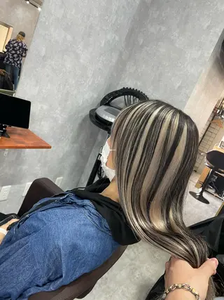 ロング andKおもろまち店 艶ダブルカラー✨のヘアスタイル