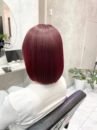 ショート 🦋ハイトーン🦋 石山 希理🦋のヘアスタイル