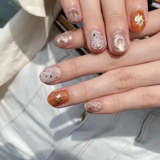 ネイル 𝕄𝕚𝕪𝕦🤍 自由が丘⌇パラジェルのネイルデザイン