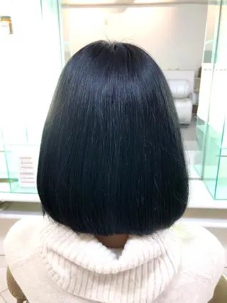 ミディアム カラー 保住 亮太のヘアスタイル