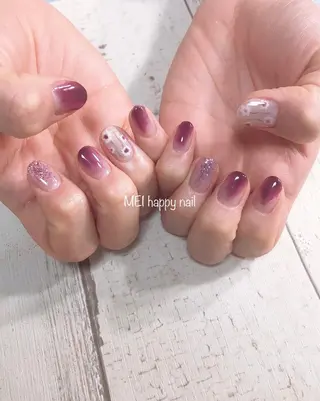 ネイル 北浦和 自爪育成ケアのネイルデザイン