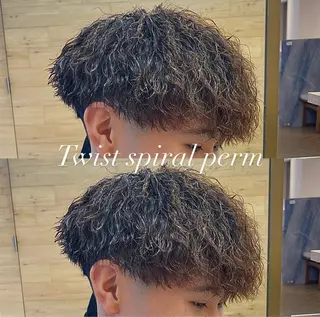 ショート パーマ 【再現性120%】 🔥龍也リュウヤ🔥のヘアスタイル