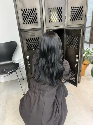 セミロング INORI /フェイスレイヤーのヘアスタイル