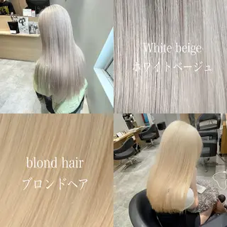 ロング カラー AVANCE京橋所属・ハイトーンヘア/ 島崎　タクミのヘアスタイル