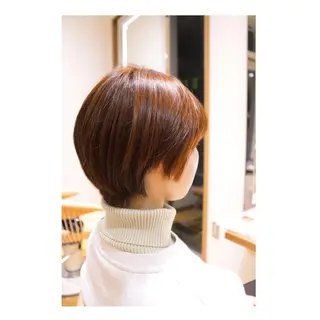 ショート カラー BEAUTRIUM 福岡所属・ショートカット／ 明千のヘアスタイル