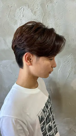 ミディアム パーマ メンズ メンズカットパーマ /岐阜/yudaiのヘアスタイル