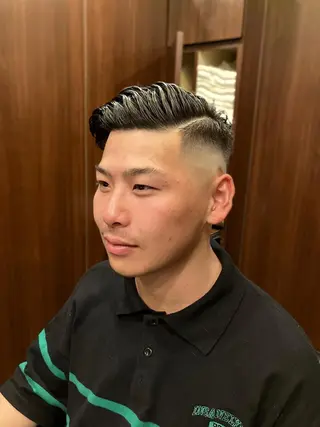 ショート BroTokyo Barbershop 銀座店所属・大河 たいがのヘアスタイル