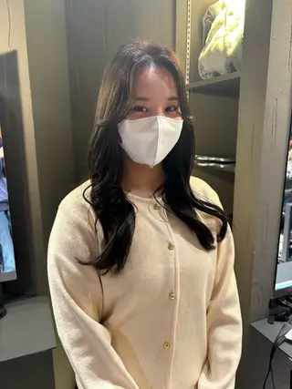 ロング カラー 札幌パーマ 髪質改善/後藤海音のヘアスタイル