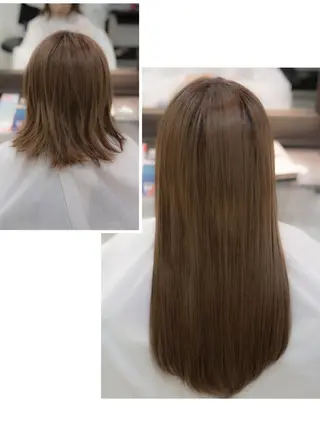 ショート FÜRSTIN所属・西村髪質改善 ブリーチ縮毛矯正のヘアスタイル