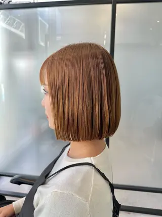 ミディアム SALOWIN心斎橋Suite店所属・洗っても取れない 髪質改善|OJIROのヘアスタイル