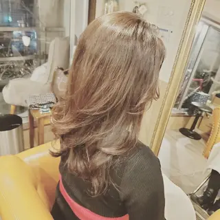 ロング カラー spa hair  ark 富井直美のヘアスタイル