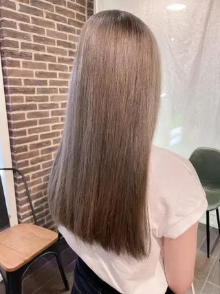 ロング カラー メンズ/艶髪/カラー サクラ🌸のヘアスタイル