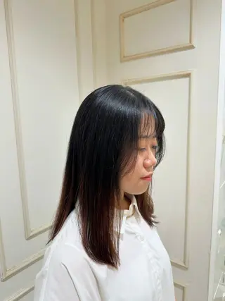 セミロング 釣谷 優心のヘアスタイル