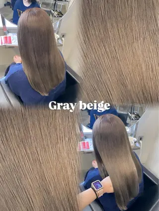 ロング ななみ/博多/ ブリーチ/髪質改善のヘアスタイル