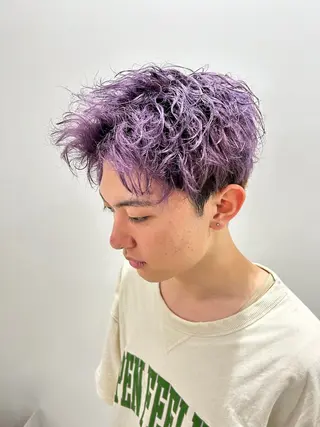 カラー メンズ 片山 仁のヘアスタイル