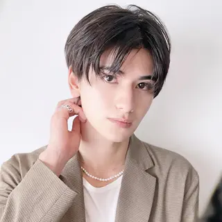 メンズ カラー ショート パーマ ヘアアレンジ ITbyALBUM 中野店のヘアスタイル