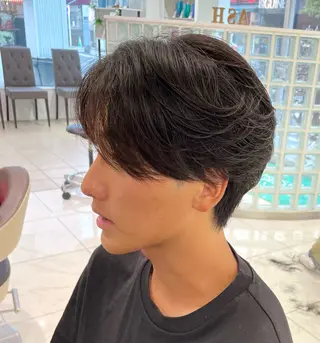 ショート パーマ メンズ 【メンズ特化】 池田大成✂︎のヘアスタイル