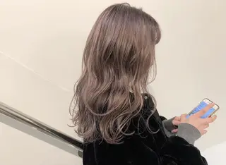 セミロング カラー ヘアアレンジ キッズ カラー特化サロン Eir心斎橋のヘアスタイル