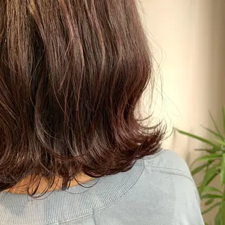 セミロング カラー "小顔カット" Fuko.のヘアスタイル