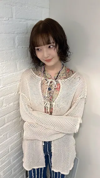 ショート カラー ROVER所属・美咲🤎 /艶カラー /ハイライトカラーのヘアスタイル