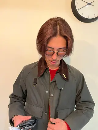 メンズ レイヤーカット\ウル フ　chinatsuのヘアスタイル