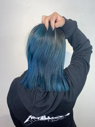 セミロング カラー _WHITE 天神店 YUMEKA🐻のヘアスタイル