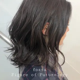 ミディアム CLUTCH天王寺 西藤遥河のヘアスタイル