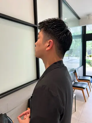 メンズ 立川/ハイトーン/ 髪質改善/田中柚のヘアスタイル