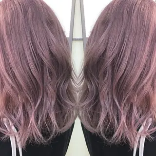 ミディアム カラー 竹内啓太 ボブのヘアスタイル