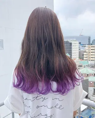 ロング カラー ヘアアレンジ 【池袋/スパイキー ショート】ⓝⓘⓜⓤのヘアスタイル