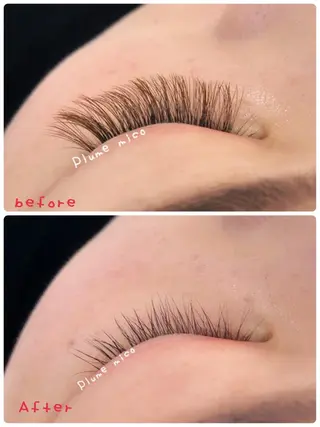 マツエク・マツパ Plume micoのマツエク・マツパデザイン