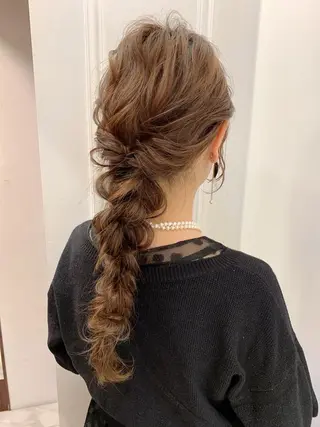 ロング マンツーマン施術🫧 アレンジ/RINAのヘアスタイル