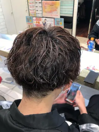 パーマ メンズ 木野 翔斗のヘアスタイル