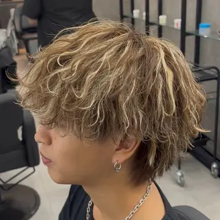 カラー ヘアアレンジ メンズ 【札幌メンズ特化】 🔥RIKU🔥のヘアスタイル