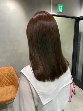 セミロング カラー 銀座/ハイライト特化 🌿ブリーチ/片山のヘアスタイル