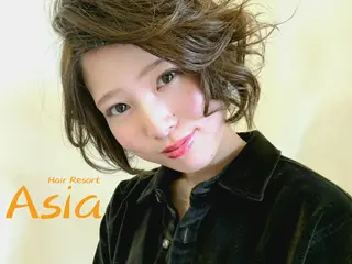 ショート カラー 【大宮】デザイナー Anne 諳 アンのヘアスタイル